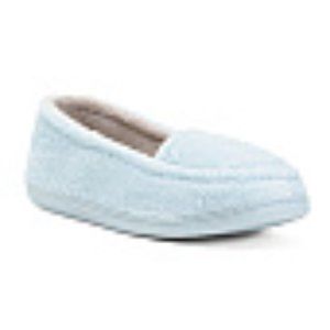 New AEROSOLES Terry A-line Slippers Light Blue S, M